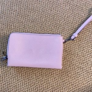 light pink coach wristlet